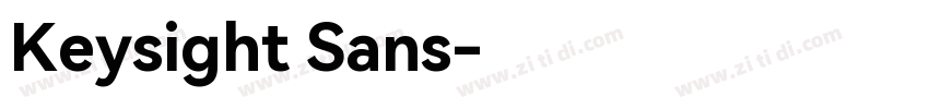 Keysight Sans字体转换